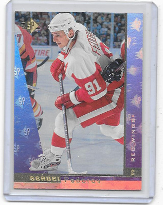 1996-97 SP #48 Sergei Fedorov , Detroit Red Wings
