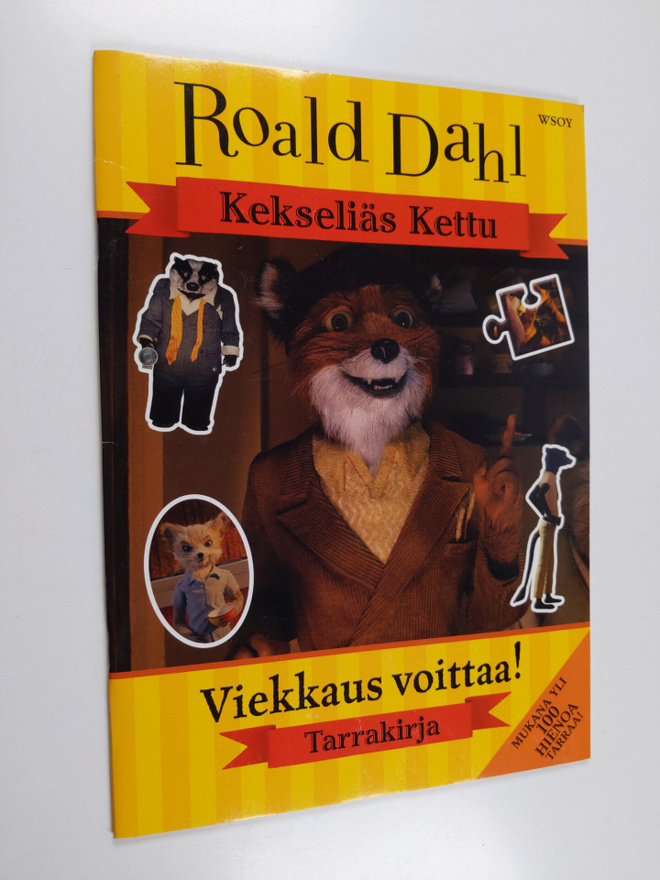 Kekseliäs kettu : Viekkaus voittaa! : tarrakirja