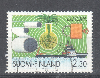 1994 2,3 mk europa kaunisleimaisena.