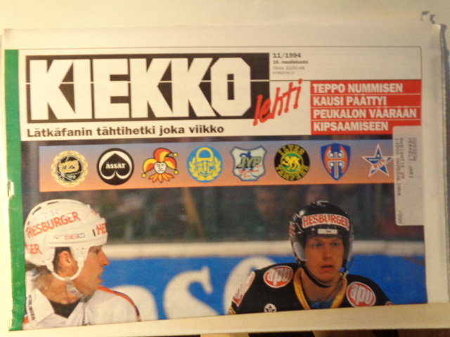 Kiekkolehti Nro 11/1994 (26.1)