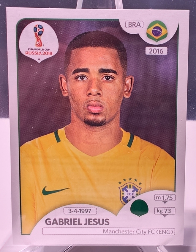 Gabriel Jesus - Panini World Cup Russia 2018 Stickers