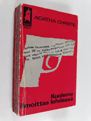 Agatha Christie : Kuolema ilmoittaa lehdessä