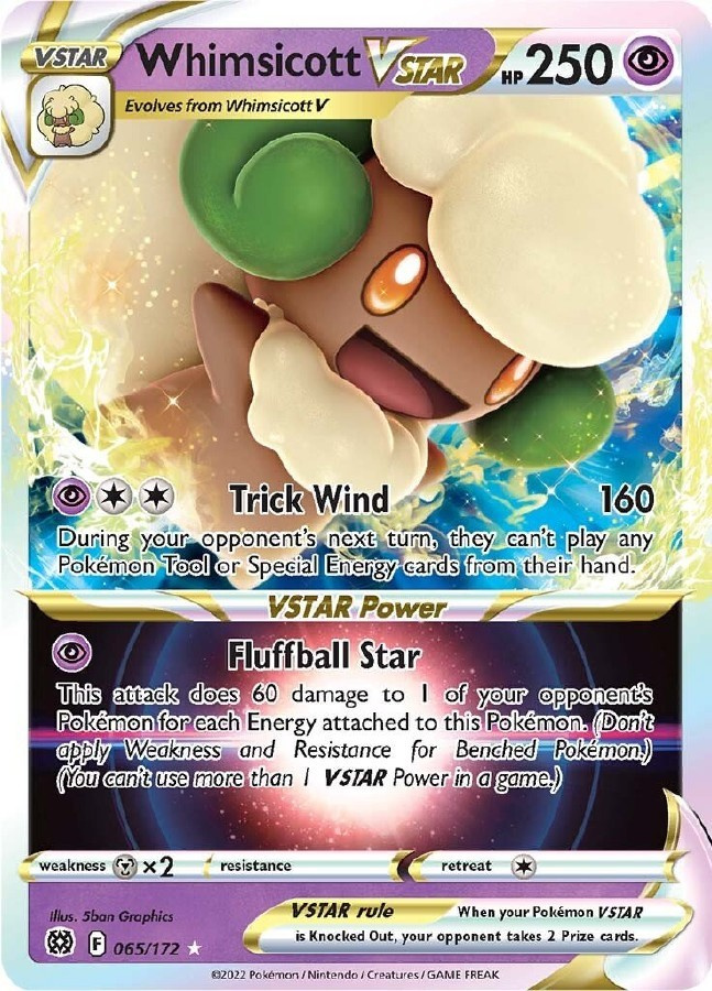 Whimsicott VSTAR 065/172 - Brilliant Stars - NM/M