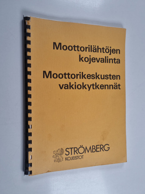 Moottorilähtöjen kojevalinta - Moottorikeskusten vakiokyt...