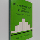 Evelyn Hatch : Research design and statistics for applied... - pikkukuva 1