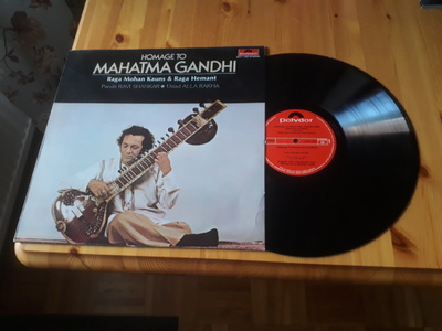 Ravi Shankar : Homage To Mahatma Gandhi & Baba Allauddin Lp