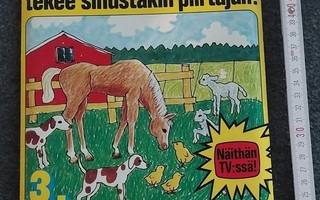 Piiruslevy 3. KOTIELÄIMET + ohje + pakkaus