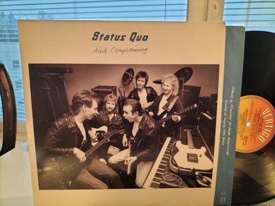 STATUS QUO, Ain't Complaining, LP FIN -88 HIENO KUNTO !!