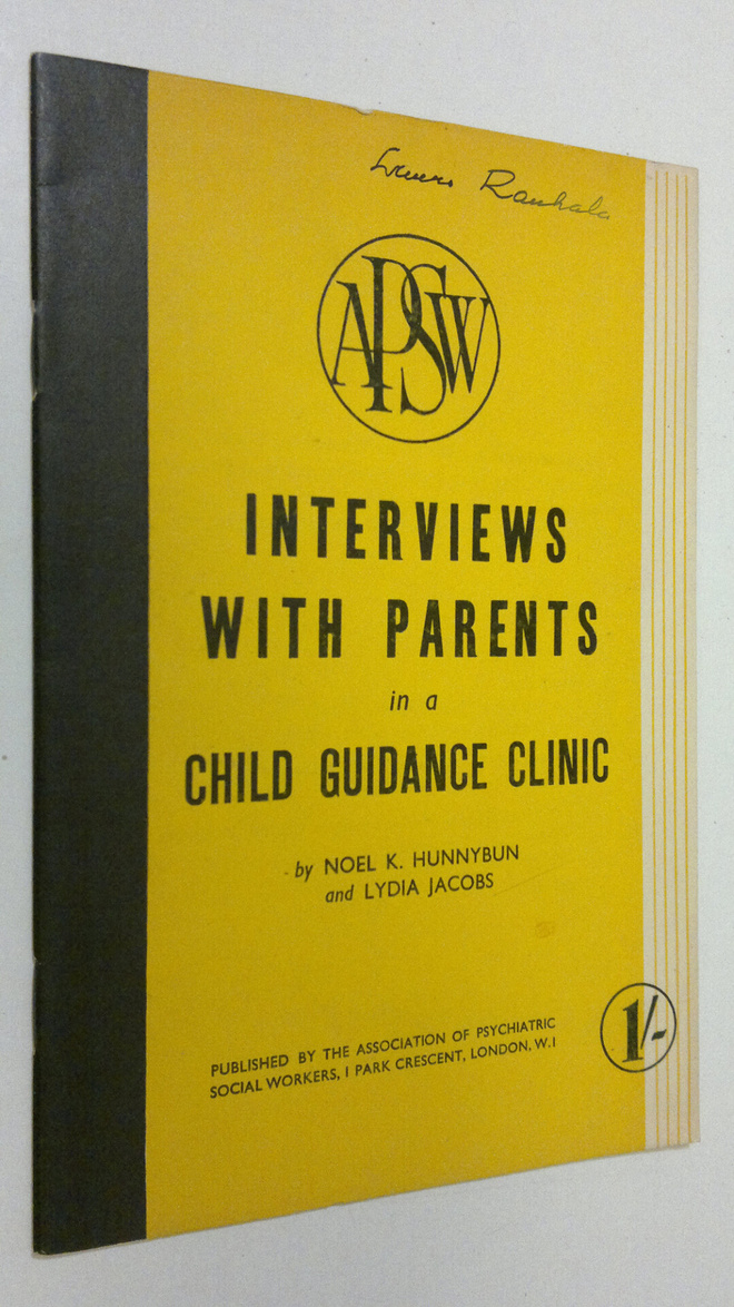 Noel K. Hunnybun : Interviews with parents in a child gui...