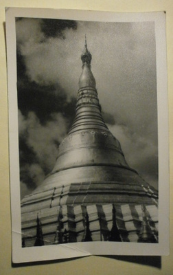Rangoon, Swedagon Pagoda, mv valokuva / kortti, ei p.