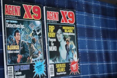 2 kpl Agent X9 ( 13/1990 ja 3/1991 )