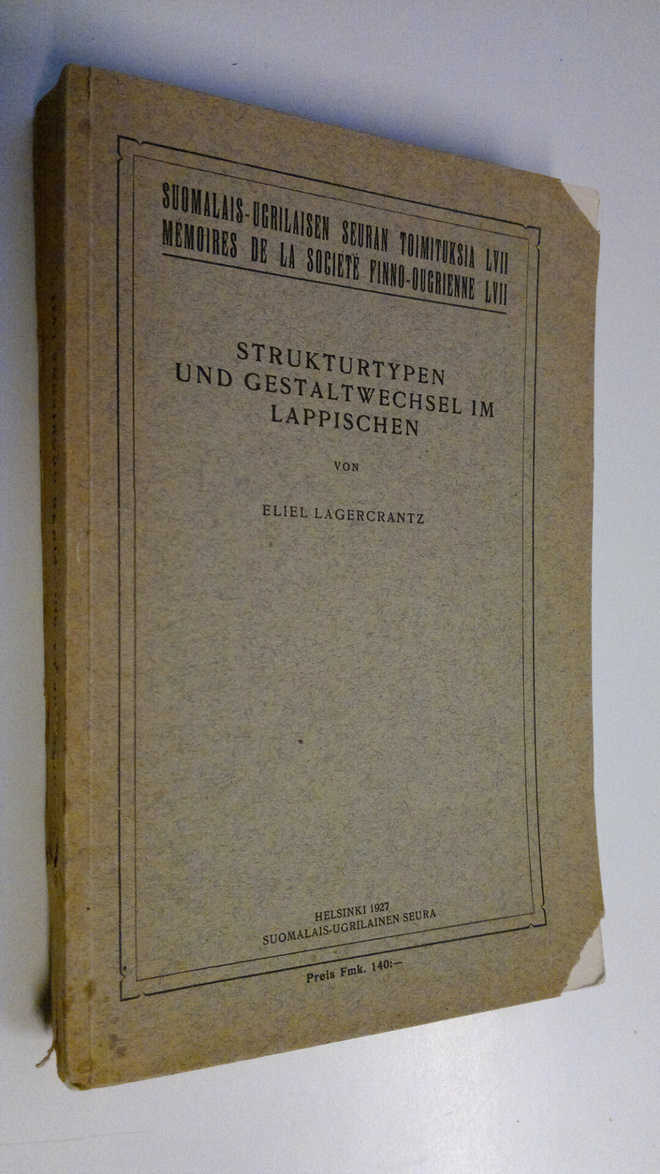 Eliel Lagercrantz : Strukturtypen und Gestaltwechsel im L...