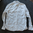 Valkoinen pellavapaita miesten koko M H&M regular fit - pikkukuva 5