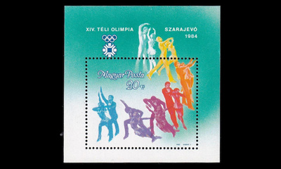 Unkari 3659BL169 ** Talviolympialaiset Sarajevo (1983)