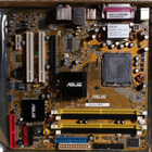 LGA775-emolevy Asus P5LD2-VM, Asuksen tehdaskunnostama - pikkukuva 1