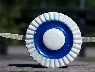 SA - Miehistö PeltiKokardi!!!!!! Halkaisija - 19 mm.