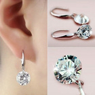 0304 .. 925 Sterling Silver Crystal Kauniit .. Korvakorut - pikkukuva 5