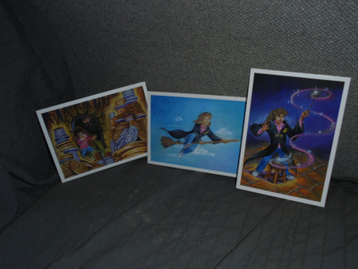 Postikortit Harry Potter 3 kpl