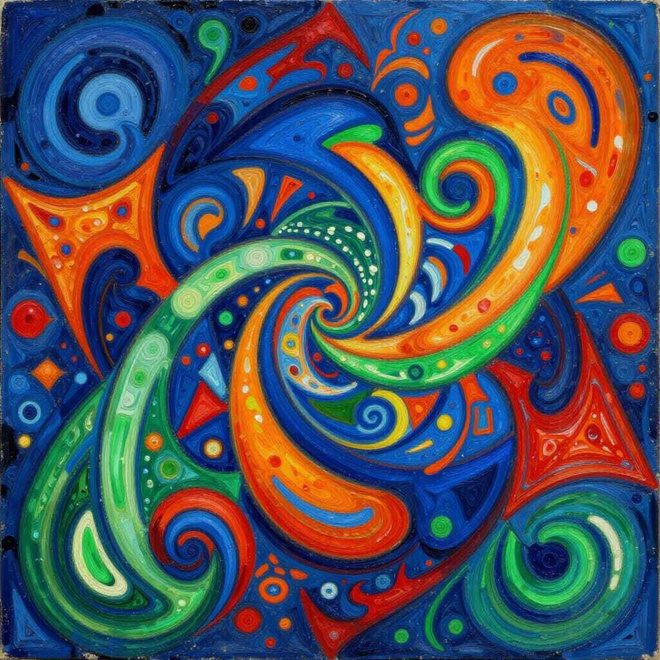 Uusi abstrakti alumiinitaulu 20 cm x 20 cm