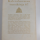 Kalevalaseuran vuosikirja 47 - pikkukuva 2