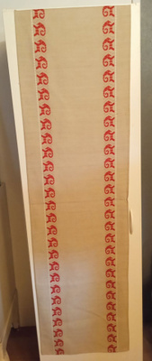 JOULUKAITALIINA OLKIPUKKI , 42 x 153 cm