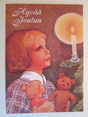KULKEMATON TYTTÖ KYNTTILÄN LOISTEESSA RUDOLF KOIVU