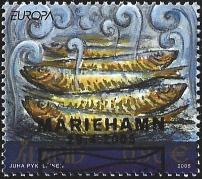 Åland 2005  Eurooppa  0,90 €  EP alareuna LOISTO LaPe 252