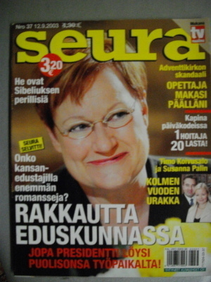 Seura lehti Nro 37/2003. (18.3)