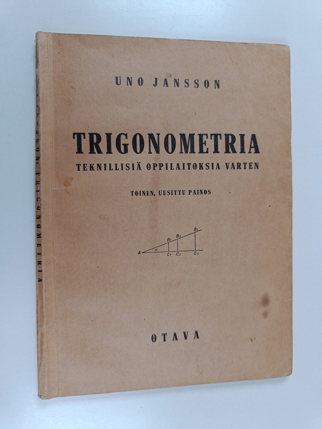 Uno Jansson : Trigonometria : teknillisiä oppilaitoksia v...