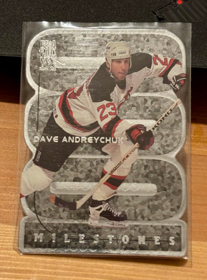 1998-99 Be A Player All-Star Milestones Dave Andreychuk