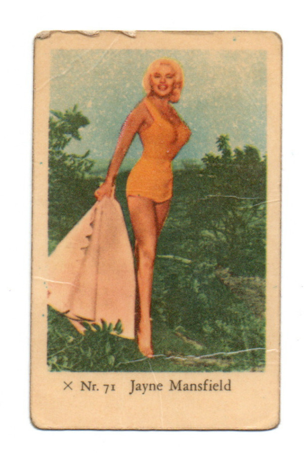 Purkkakuva X n:o 71 JAYNE MANSFIELD