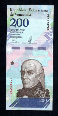 Venezuela 200 Bolivar V.2018