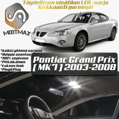 Pontiac Grand Prix (MK7) Sisätilan LED-sarja 15-