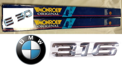 BMW 316 318 316i 318i 320i 325i E30 Monroe takaiskarit 2 kpl