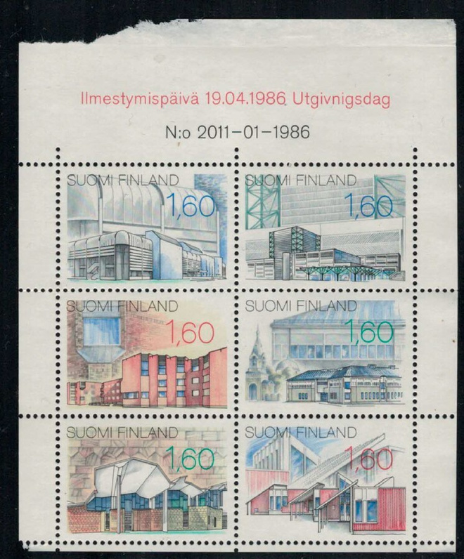 1986 arkkitehtuuri vihkolehti ++