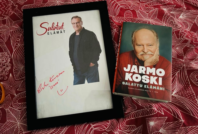 Salatut elämät Kovero nimmaroitu kuva ja Jarmo Koskkirja