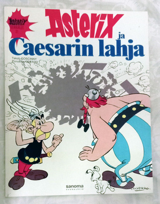 Asterix ja Caesarin lahja - Sanomapaino 1976 - 1. painos