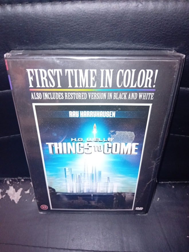 DVD H. G. Wells  ' Things to Come ( UUSI ) SIS POSTIKULU