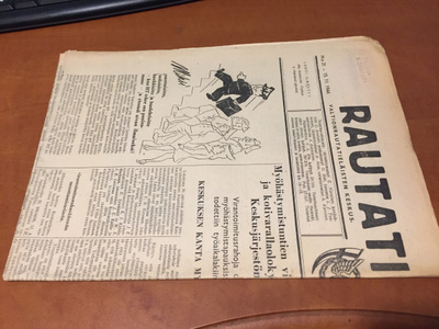 RAUTATIELÄINEN LEHTI 21/1944