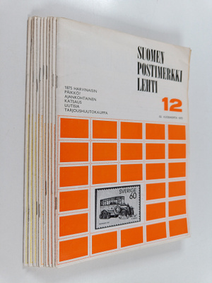 Suomen postimerkkilehti vuosikerta 1972 (numerot 1-12)