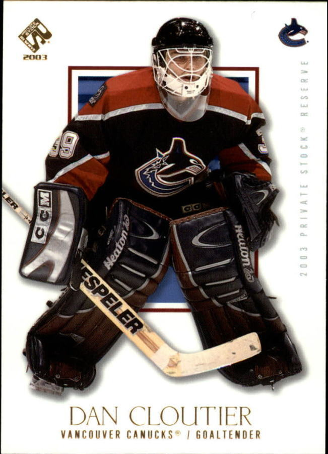 2002-03 Private Stock Reserve #95 Dan Cloutier