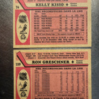 1987-88 O-Pee-Chee #76 Kelly Kisio & Ron Greschner - pikkukuva 2