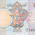 Pakistan 1 Rupee ND(1989-) P27b #470 - pikkukuva 1