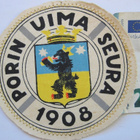 VANHA Kangasmerkki Porin Uima Seura 1908 Uinti - pikkukuva 1