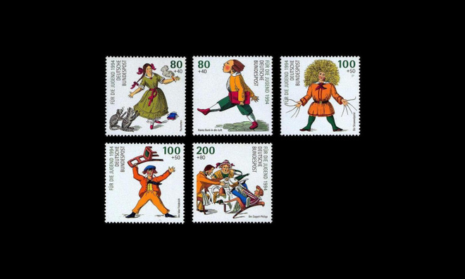 Saksa 1726-30 ** Dr. Heinrich Hoffmann, kirjailija (1994)