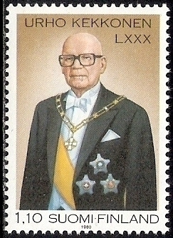 1980 Urho Kekkonen 80 vuotta ** LaPe 868