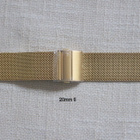 20mm kullattu mesh ranneke taittolukolla - pikkukuva 1