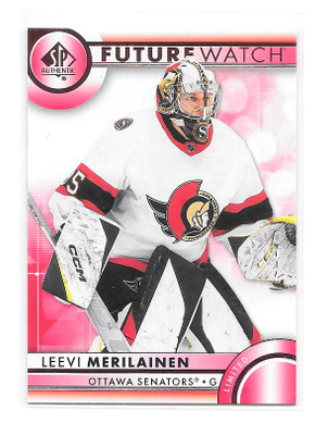 2023-24 SP Authentic Limited Red RC #138 Leevi Meriläinen