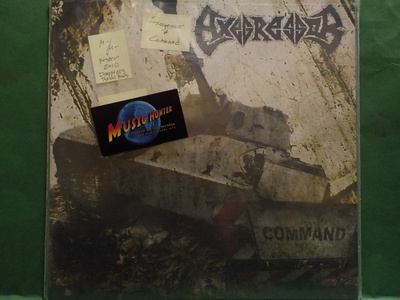 AXEGRESSOR - COMMAND - 2010 M-/M- LP + POSTER