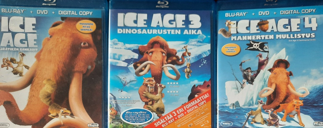 ICE AGE 3 KPL (1BLU-RAY & 2 BLU-RAY +DVD + DIGITAL COPY)